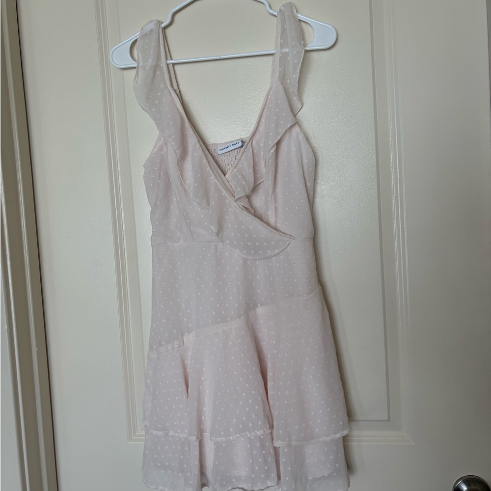 Sincerely Jules Light Pink Textured Dress